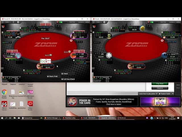 Как заработать 500 рублей NL5 Zoom Poker Marathon P19 Break the limit