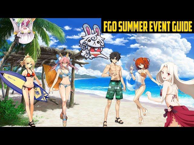 FGO NA Chaldea Summer Memory (Part 1) COMPLETE Event Guide, Tips & Farming