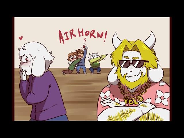 Asgore's wit is Toriel's downfall || Undertale short comic dub