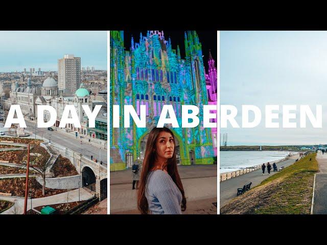 A day in my life in Aberdeen, Scotland | RGU, beach, Spectra Festival