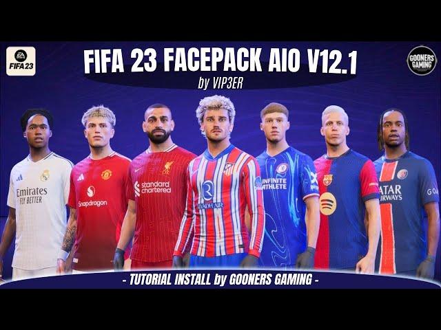 FIFA 23 FACE MOD AIO V12.1 by VIP3ER + TUTORIAL INSTALL - FIFA 23 PC #fifa23