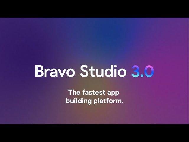 Bravo Studio 3.0 | The fastest app building platform. No code.