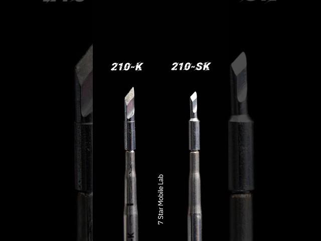 Sunshine SS-C210k Vs C210Sk Soldering Iron Tips
