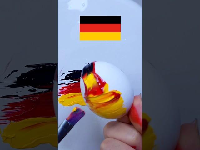 How to make a funny idea with German flag and EGG?