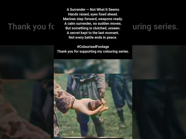 Japanese Soldier’s Hidden Secret at Surrender #ColourisedHistory