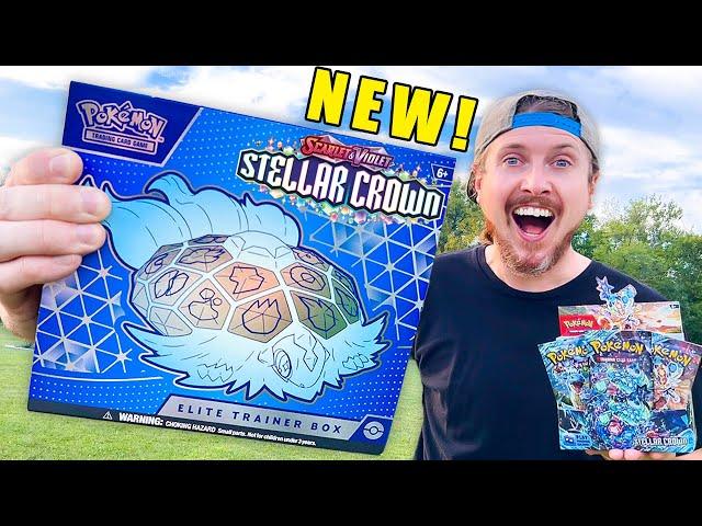 NEW Pokemon Stellar Crown ETB Had a CRAZY TURTLE Pull! (opening cards)