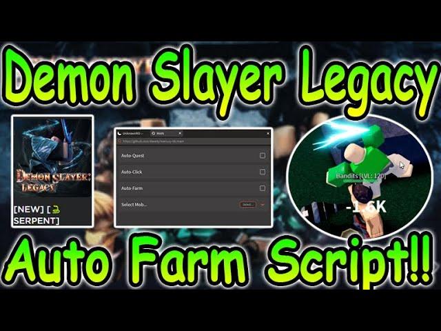 Roblox Demon Slayer Legacy Script - AutoFarm GUI & More 2022