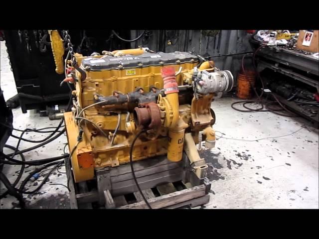 2008 Caterpillar C7 Acert Diesel Engine Running