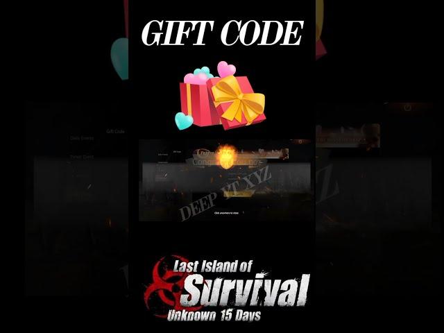 Gift Code All players | Last Island Of  Survivals | Gift code Giveaway | lios , ldrs DEEP YT XYZ