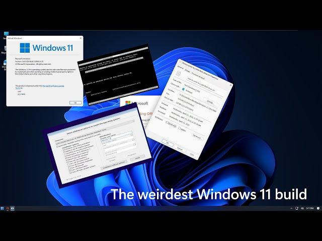 The strangest Windows 11 build I've ever tried