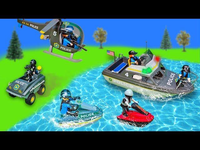 Toy Unboxing Kids Movie with Playmobil City Action SEK & SWAT Cars | Toys for Kids