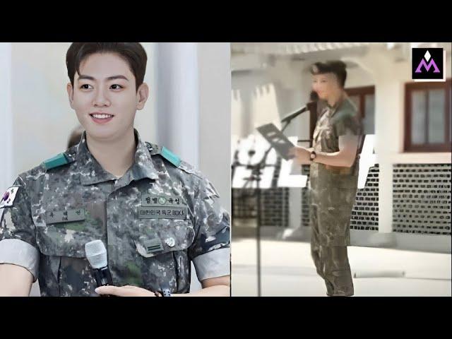 BTS Jungkook's EMOTIONAL Speech For Conscripts This Morning!