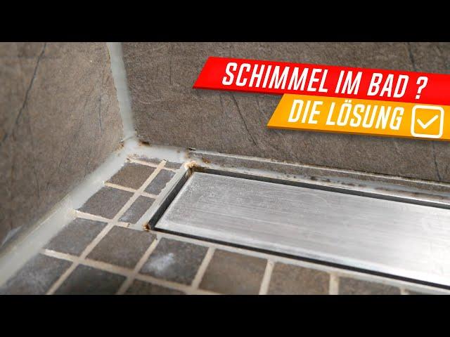 Schimmel auf Silikonfuge, Schimmel im Bad entfernen - So einfach!