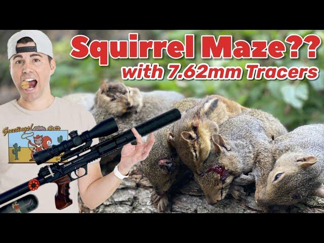 7.62mm Vs Mark Rober Squirrel Maze... which is more effective for pest control???