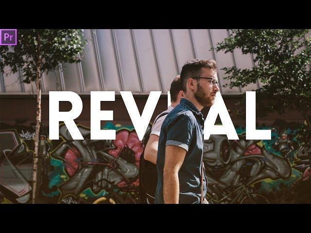 Walk By Text Reveal Effect In Premiere Pro CC 2017 | Adobe Premiere Pro Tutorial 2017