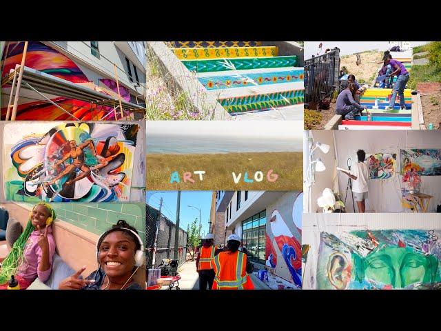 art vlog || april - june as a working artist