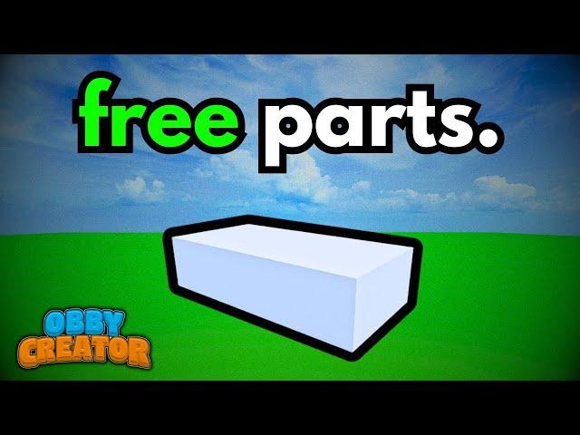 YOU can NOW get FREE PART LIMIT in Obby Creator! (HUGE Update)