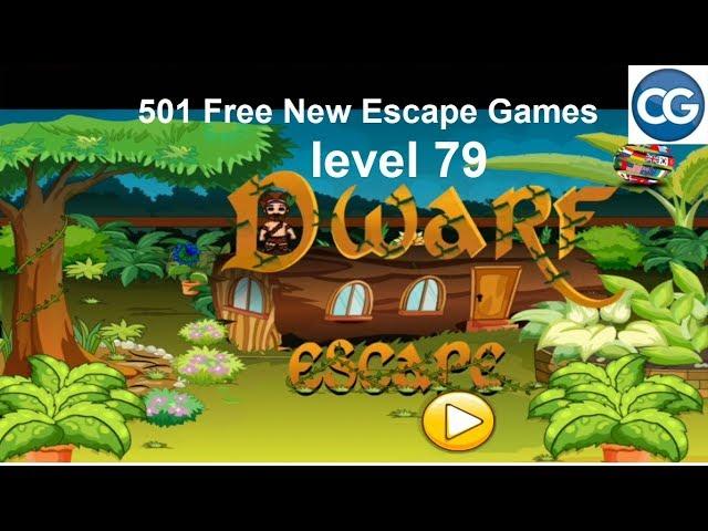 [Walkthrough] 501 Free New Escape Games level 79 - Dwarf Escape - Complete Game