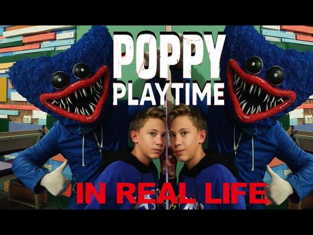 Huggy Wuggy Poppy Playtime in real life ( Poppy Playtime Huggy Wuggy )