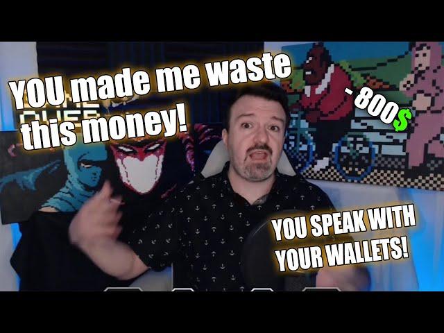 DSP 1 Hour Pushing His Viewers Against the Wall Blaming Them for All the Money He Wasted on MK1