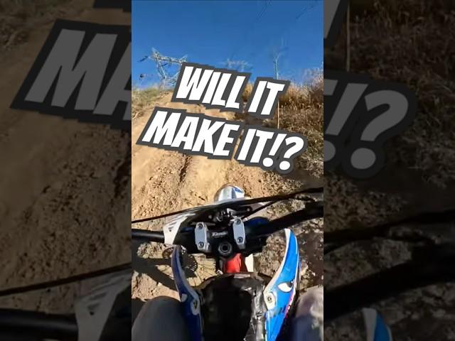 Ssr 125 vs 450s hillclimb?!