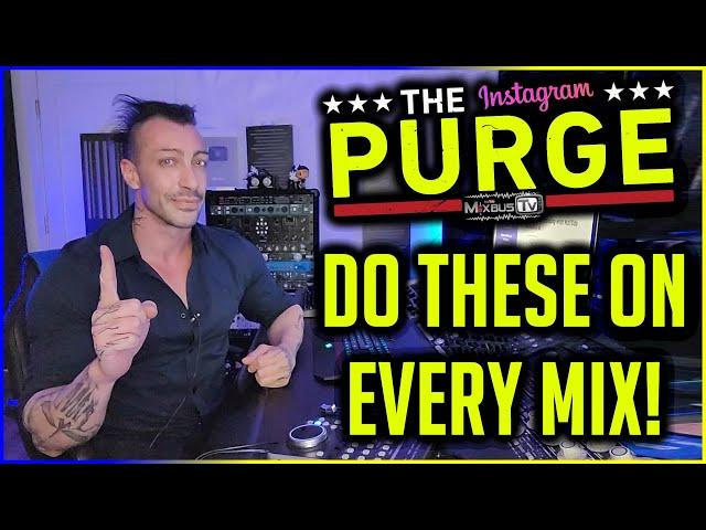 Producer Mix Engineer Reacts to Instagram Mixing Tips! MixbusTV Instagram PURGE 