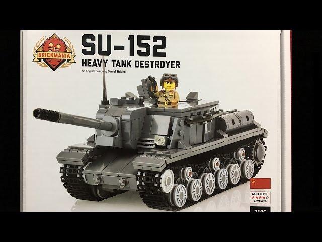 Lego Brickmania SU-152 Heavy tank Destroyer Set #2106