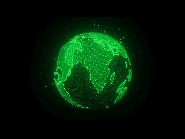 Digital Earth Tutorial in After Effects - After Effects Tutorial - No Plugins |  3D Earth Particles|