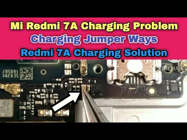 mi redmi 7a charging ways problem||mi 7a charging not working jumper ways