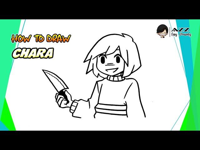 How to draw Chara from Undertale step by step