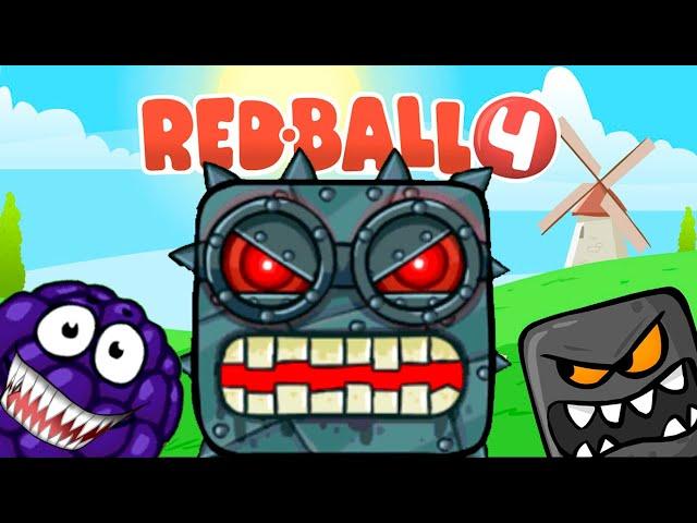 РЕД БОЛ 4 КРАСНЫЙ ШАРИК ЭПИЗОД 3 мрачная фабрика NEW RED BALL 4 Walkthrough gameplay #4