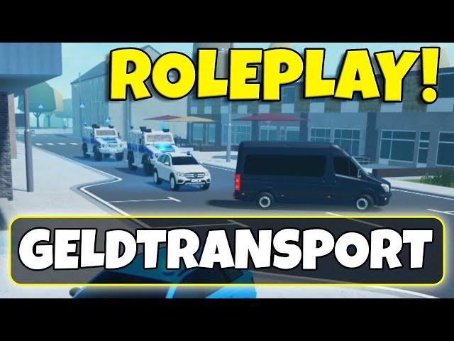 GELDTRANSPORT auf ÖFFENTLICHEM RP SERVER in NOTRUF HAMBURG als SEK Beamter | ROBLOX Deutsch