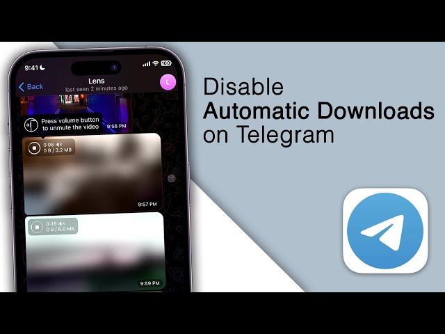 How to Disable/Stop Automatic Download on Telegram on iPhone!