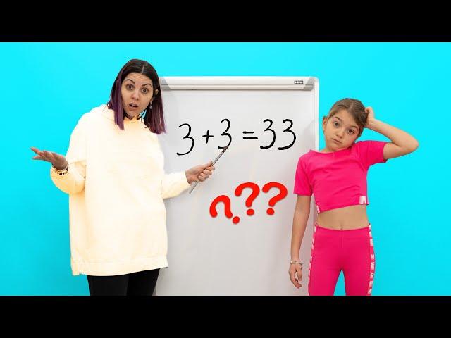 AMELI NON PUO RISOLVERE PROBLEMA 3+3=33? MAMMA HA FATO LA MATEMATICA IN CASA!