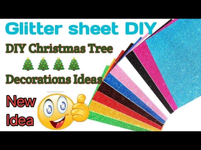 Yangi yil bezaklari yasash/ Christmas tree decoration toys/ Christmas ornaments glitter foam Sheet