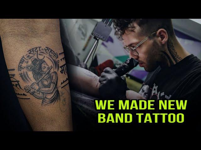 WE DO BEST KRISHNA BAND  TATTOOFOR OUR CLIENT