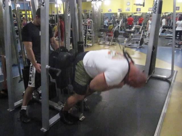 One of the best exercise for abs! Total weight 180 kg!