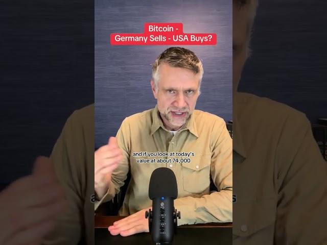 Bitcoin - Germany Sells - USA Buys? #bitcoin #crypto #usa #germany