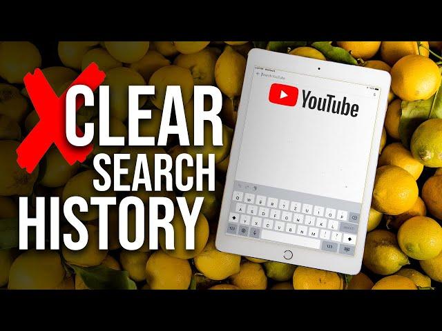 How to Delete Search History on Youtube iPad (clear, pause...)