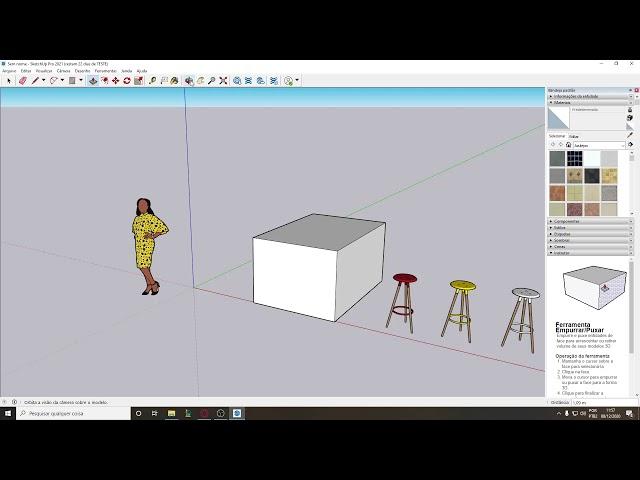 Como importar blocos e texturas para o Sketchup 2021