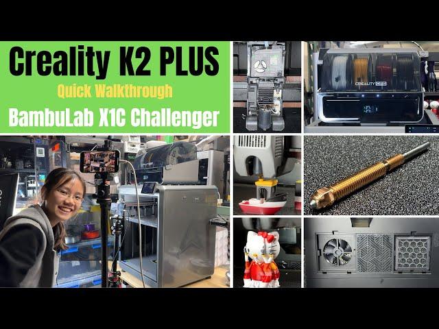 Creality K2 Plus with multi-color printing: finally, a true challenger to the BambuLab X1 Carbon