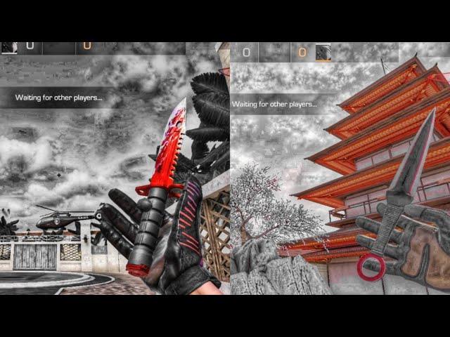 GLOVES NEURO x M9 Bayonet "BlueBlood" x Kunai "Reaper" x Butterfly "Black Widow"