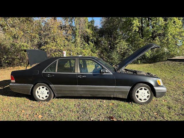 I Bought a Abandoned $600 Mercedes S320 with NO KEYS! Will it Run and Drive?