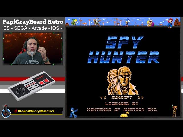 Nintendo NES Retro Game Classic Spy Hunter Gameplay Review