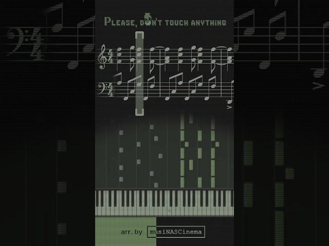 Robot New  || Please, Don't Touch Anything || Piano Tutorial #shorts