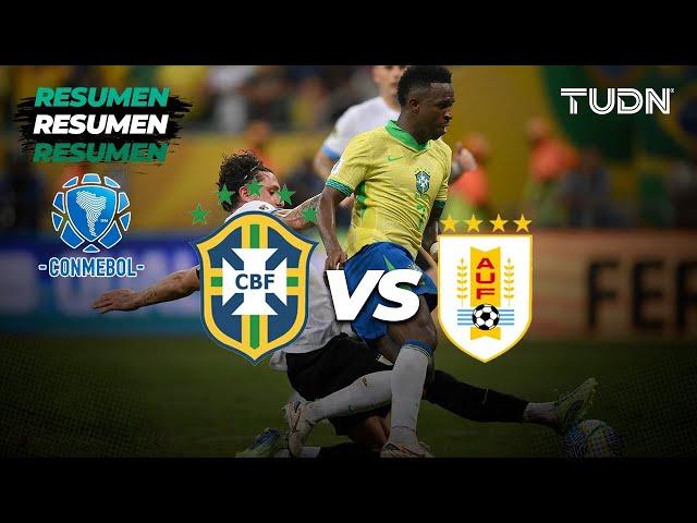 Resumen y goles | Brasil vs Uruguay | CONMEBOL-Eliminatoria 2024 | TUDN