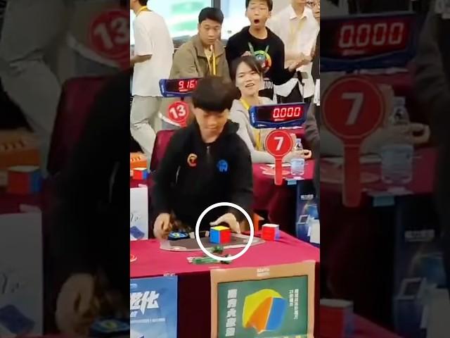 Yiheng Wang RUINED 3.27s RUBIKS CUBE Solve! 