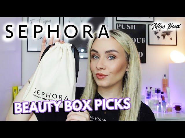 SEPHORA BEAUTY BOX PICKS - CHARLOTTE TILBURY, DRUNK ELEPHANT, LIVING PROOF & LIME CRIME MISS BOUX