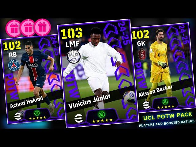 Upcoming Thursday New Potw European Club Championship In eFootball 2025 || Players & Boosted Ratings