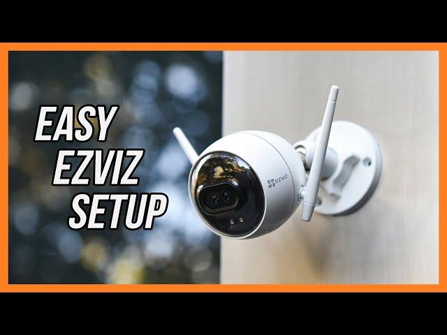 How To Setup EZVIZ Cameras + Basic App Walkthrough